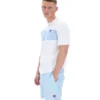T-shirt blanc Mano à empiècements coupés-cousus