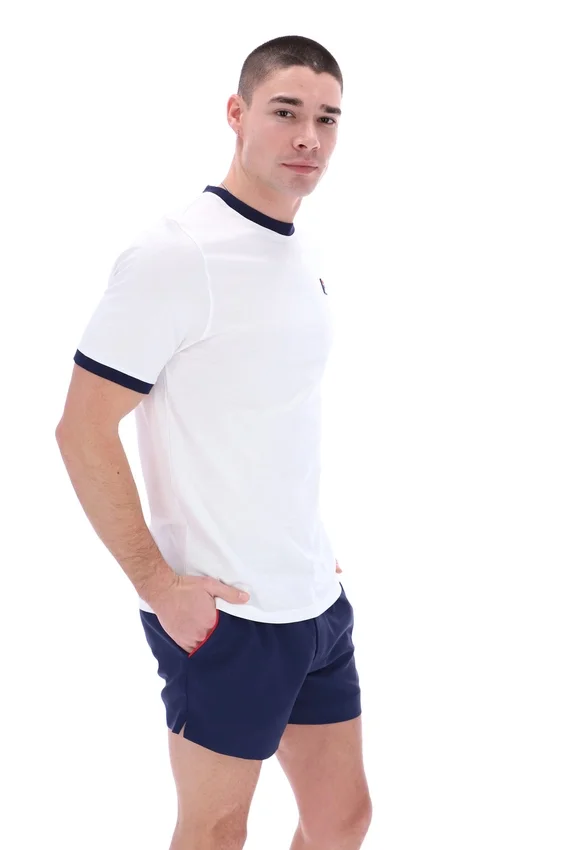 T-shirt blanc Marconi Essential Ringer