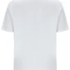 T-shirt blanc Williams à passepoils contrastés