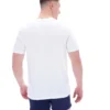 T-shirt blanc Williams à passepoils contrastés
