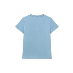 T-shirt bleu avec logo de sport imprimé