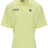 T-shirt à col de footballeur Vernazza jaune cire