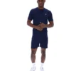 T-shirt à col Fila Valentino Essential bleu marine