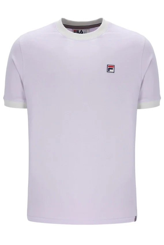 T-shirt à col ras-du-cou Marconi Essential, couleur « Misty Lilac »
