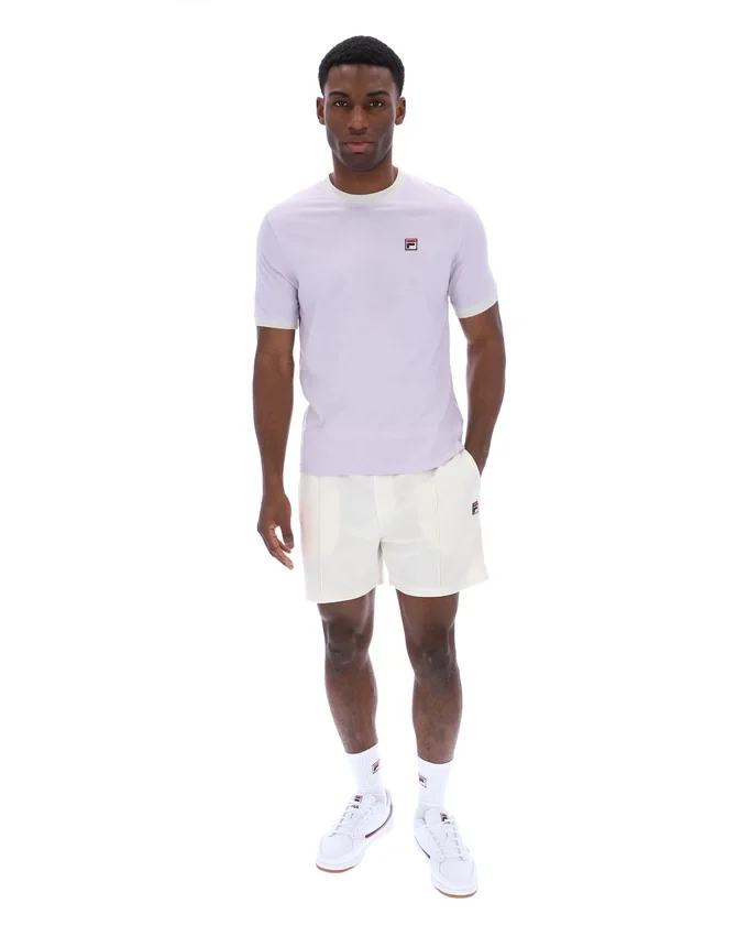 T-shirt à col ras-du-cou Marconi Essential, couleur « Misty Lilac »