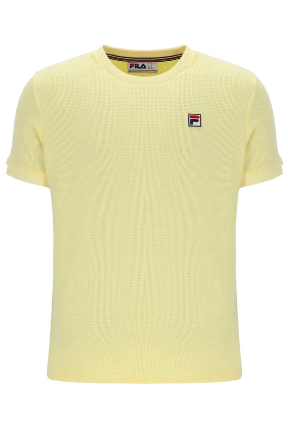 T-shirt à col ras-du-cou Popcorn Ash Micro Waffle