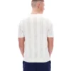 T-shirt Corrado à empiècements en maille, couleur Gardenia