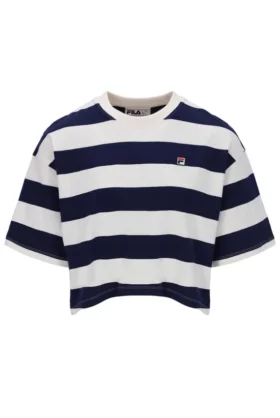 T-shirt court et ample Fila Genoa bleu marine