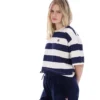 T-shirt court et ample Fila Genoa bleu marine