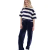 T-shirt court et ample Fila Genoa bleu marine