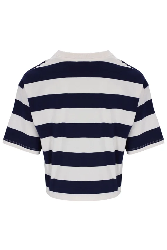 T-shirt court et ample Fila Genoa bleu marine
