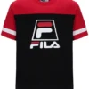 T-shirt Damon « Cut and Sew » noir