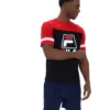 T-shirt Damon « Cut and Sew » noir