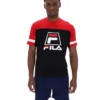 T-shirt Damon « Cut and Sew » noir
