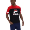T-shirt Damon « Cut and Sew » noir