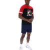 T-shirt Damon « Cut and Sew » noir