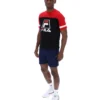 T-shirt Damon « Cut and Sew » noir