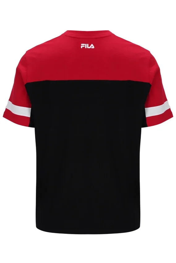 T-shirt Damon « Cut and Sew » noir
