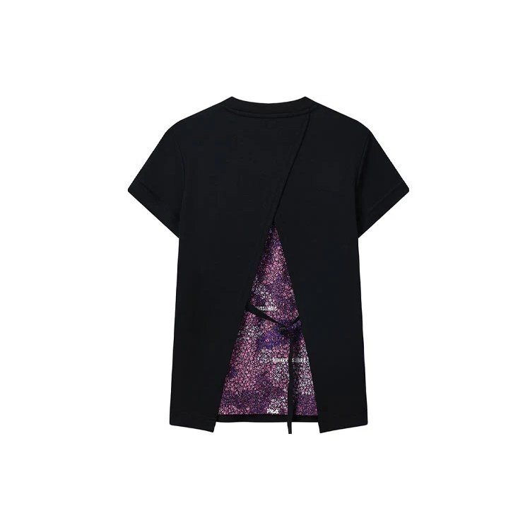T-shirt de sport Fila x MIHARA YASUHIRO avec logo imprimé signé conjointement, noir LogoT