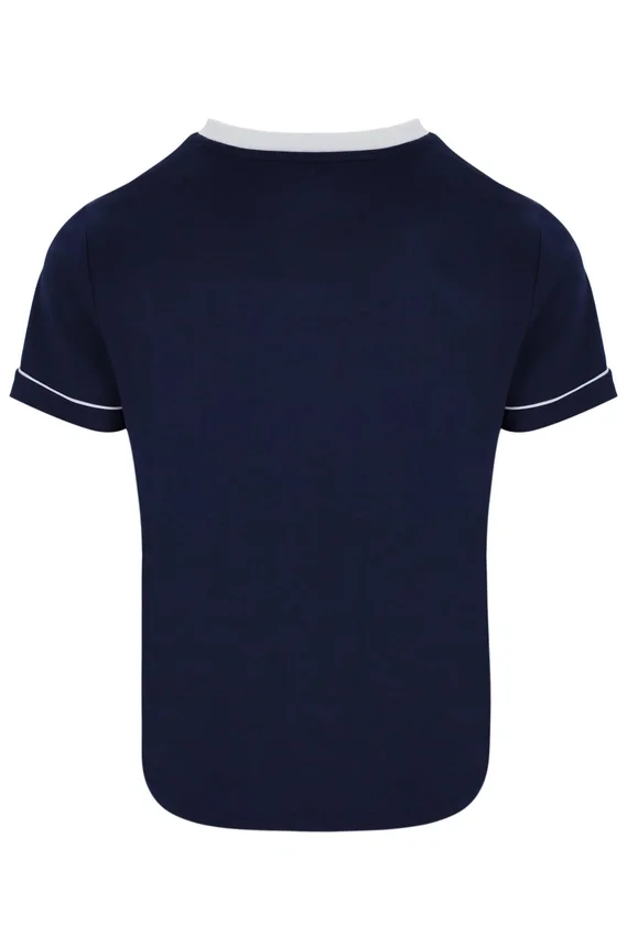 T-shirt de tennis bleu marine pour femme
