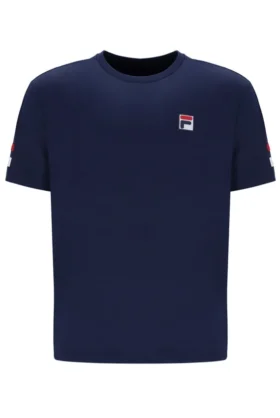 T-shirt de tennis bleu marine pour homme