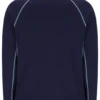 T-shirt de tennis à manches longues bleu marine pour homme