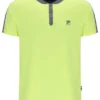 T-shirt de tennis pour homme « Henry Neck » de Fila, couleur citron