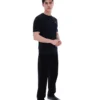 T-shirt Don en maille texturée noir