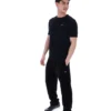 T-shirt Don en maille texturée noir