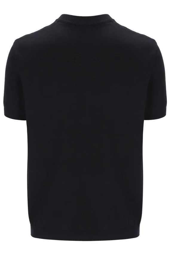 T-shirt Don en maille texturée noir