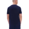 T-shirt en maille à rayures en résille Fila Gerardo bleu marine