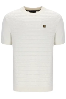 T-shirt en maille texturée « Coconut Milk Don »