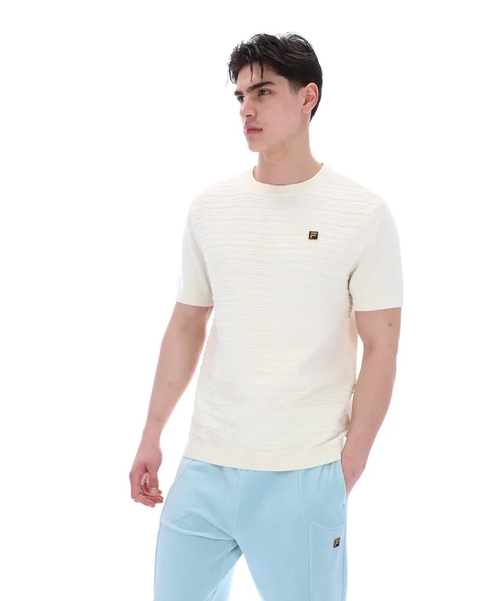T-shirt en maille texturée « Coconut Milk Don »