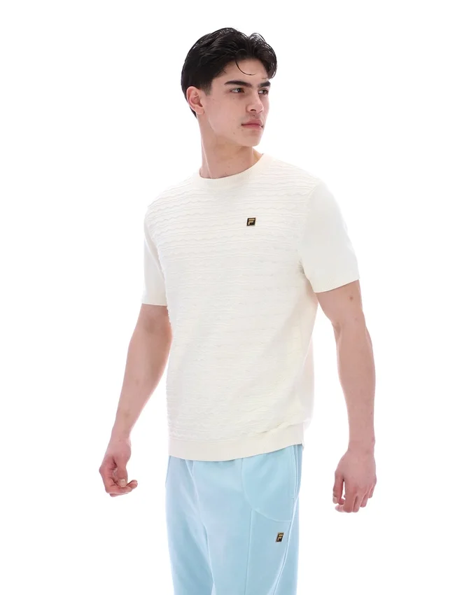 T-shirt en maille texturée « Coconut Milk Don »