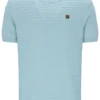 T-shirt en maille texturée Don bleu sterling