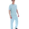 T-shirt en maille texturée Don bleu sterling