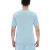 T-shirt en maille texturée Don bleu sterling