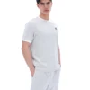 T-shirt en velours Basilio bleu aube