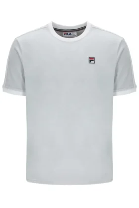 T-shirt en velours Basilio bleu aube