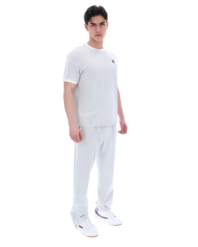T-shirt en velours Basilio bleu aube