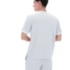 T-shirt en velours Basilio bleu aube
