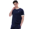 T-shirt en velours Basilio bleu marine de Fila