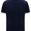 T-shirt en velours Basilio bleu marine de Fila