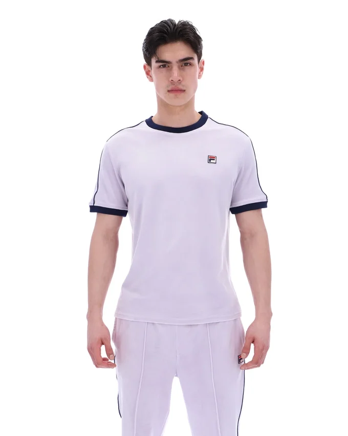 T-shirt en velours Basilio « Misty Lilac »