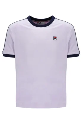 T-shirt en velours Basilio « Misty Lilac »