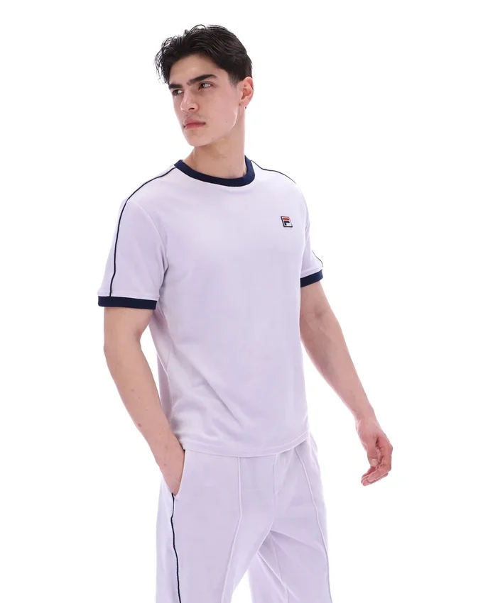 T-shirt en velours Basilio « Misty Lilac »