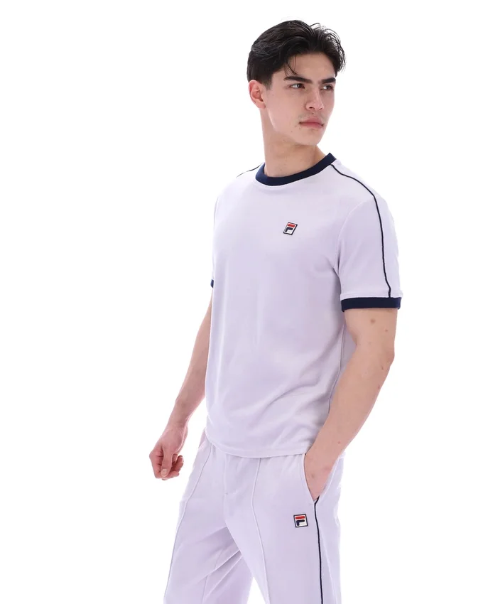 T-shirt en velours Basilio « Misty Lilac »