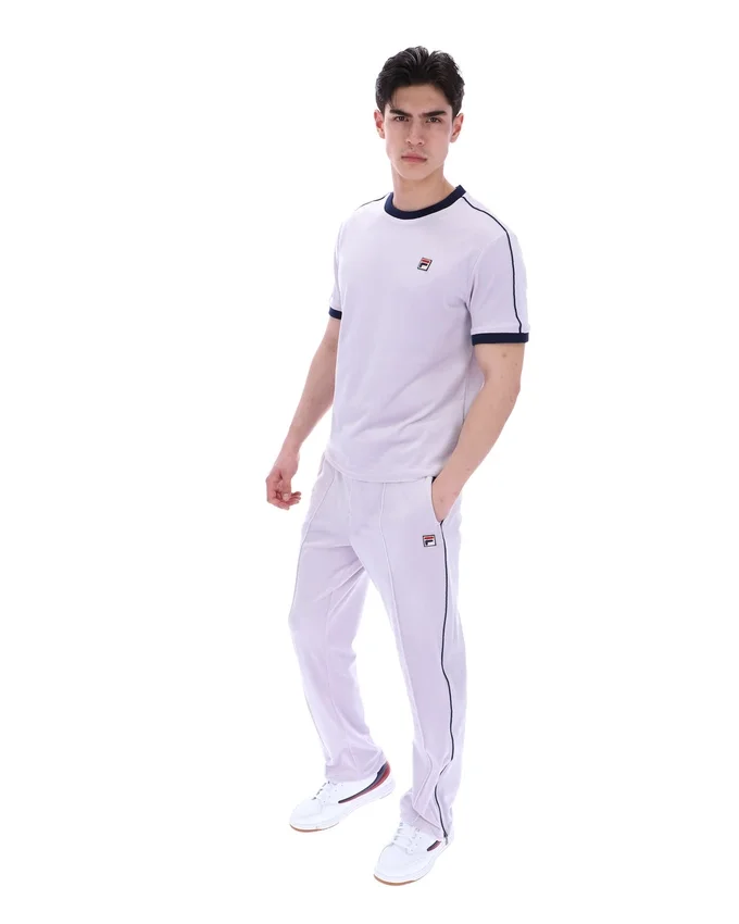 T-shirt en velours Basilio « Misty Lilac »