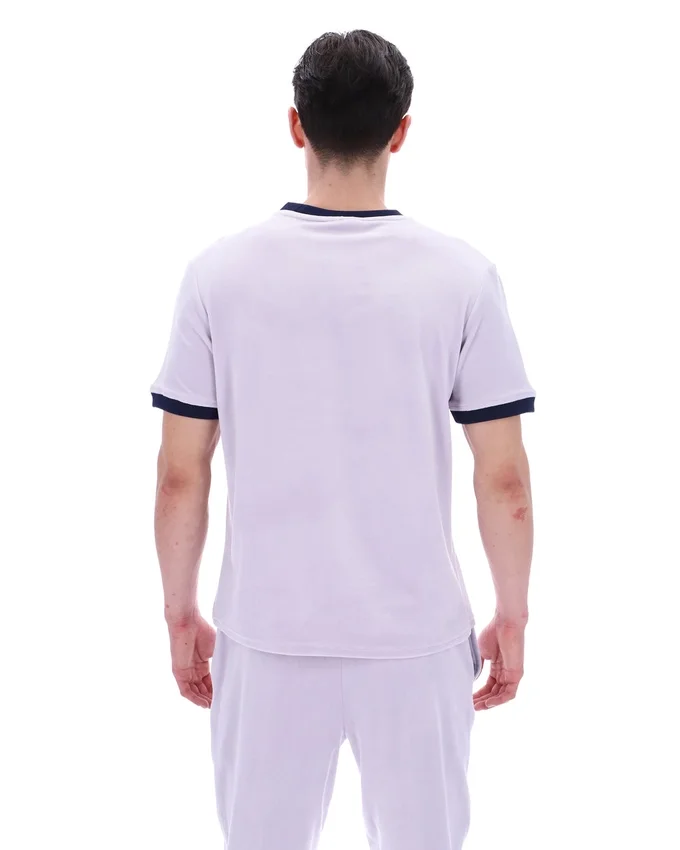 T-shirt en velours Basilio « Misty Lilac »