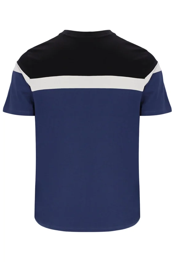 T-shirt Fila Aiden « Cut & Sew » bleu marine
